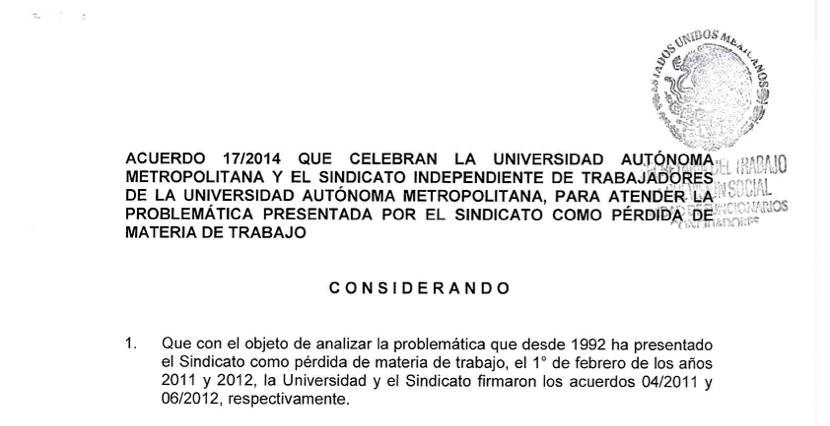 Acuerdos SITUAM