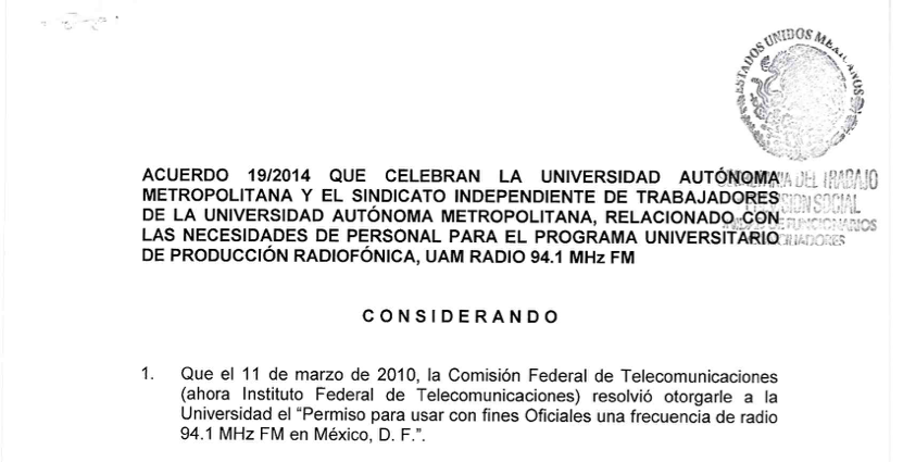 Acuerdos SITUAM
