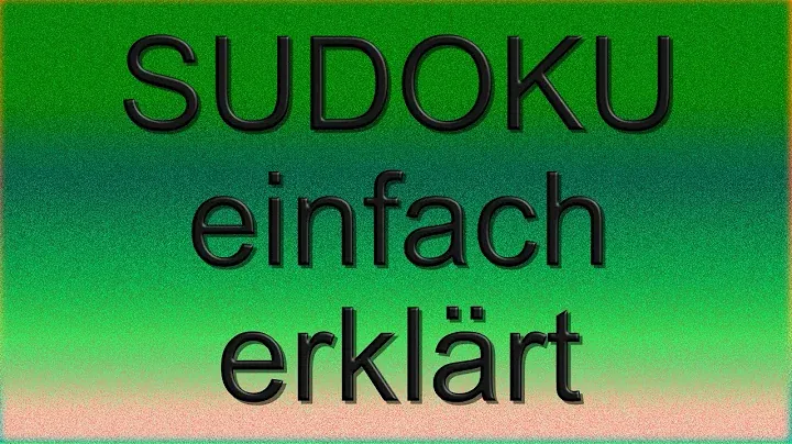 Sudoku: Spielregeln und Grundlagen - situam.org.mx