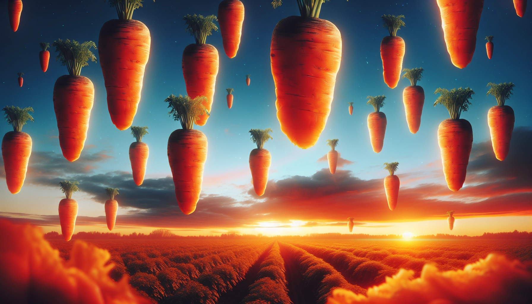 la sorpresa y lo surreal en los sueños con zanahorias